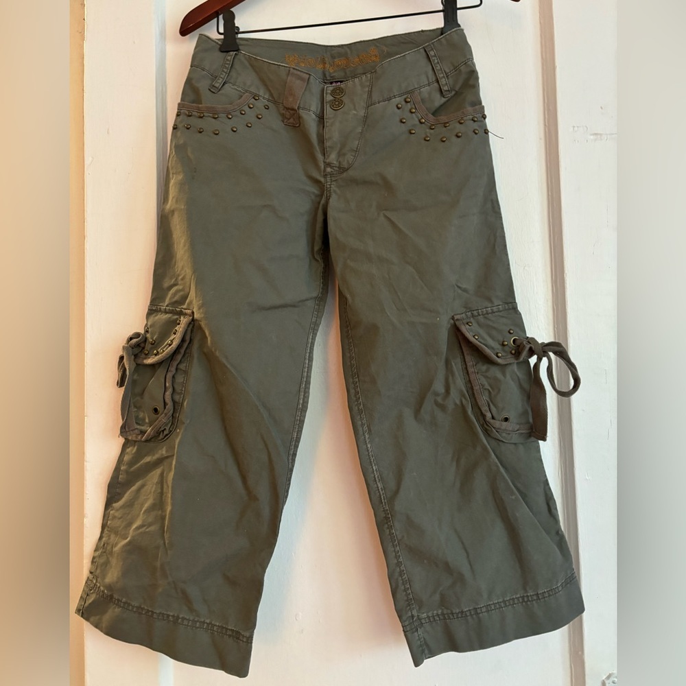 Army Green Capri Pants by DollHouse size 3/4